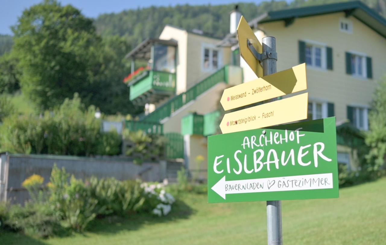 Archehof Eislbauer - Bauernhof Fuer Die Seele! Villa Sankt Gilgen Kültér fotó